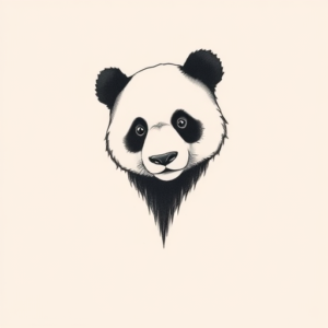Sketch Panda Tattoo