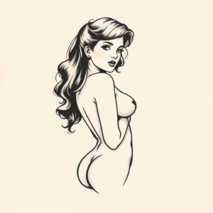 Sketch Pinup Tattoo