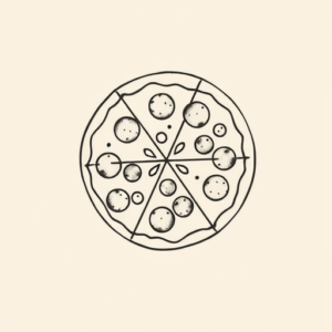 Sketch Pizza Tattoo