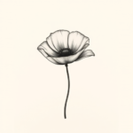 Sketch Poppy Tattoo