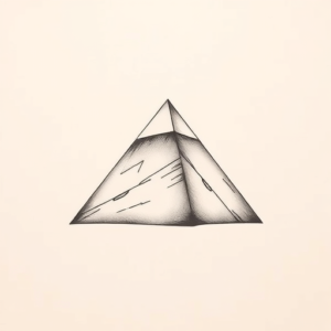Sketch Pyramid Tattoo