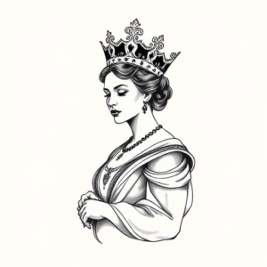 Sketch Queen Tattoo