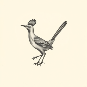 Sketch Roadrunner Tattoo