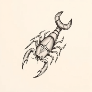 Sketch Scorpio Tattoo
