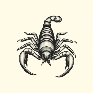 Sketch Scorpion Tattoo