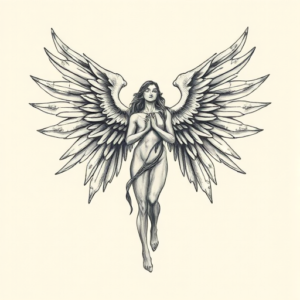 Sketch Seraphim Tattoo