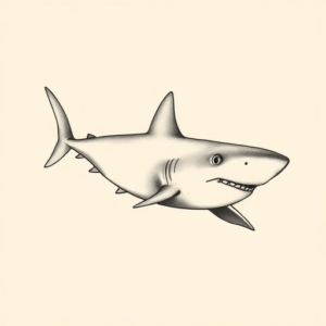 Sketch Shark Tattoo