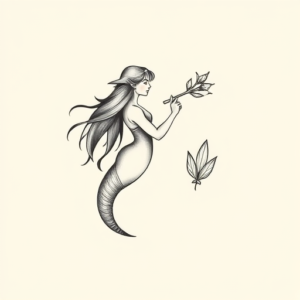Sketch Siren Tattoo
