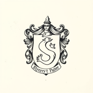 Sketch Slytherin Tattoo