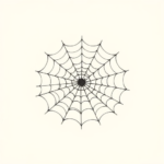 Sketch Spiderweb Tattoo