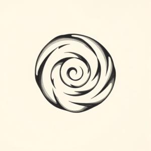 Sketch Spiral Tattoo