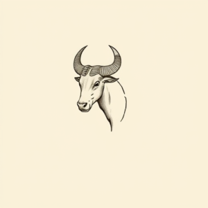 Sketch Taurus Tattoo