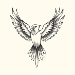 Sketch Thunderbird Tattoo