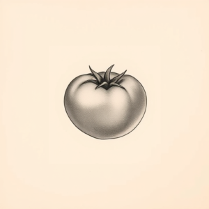 Sketch Tomato Tattoo