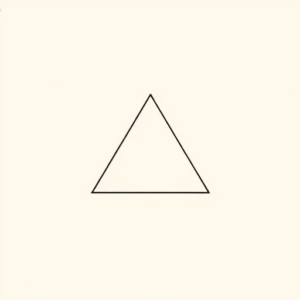 Sketch Triangle Tattoo