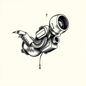 Sketch Turbo Tattoo