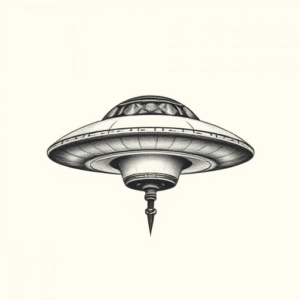 Sketch Ufo Tattoo