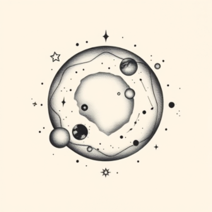 Sketch Universe Tattoo