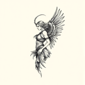Sketch Valkyrie Tattoo