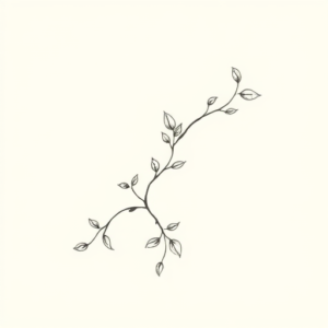 Sketch Vine Tattoo