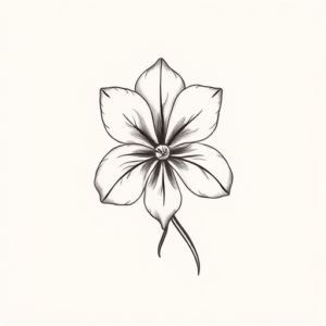 Sketch Violet Tattoo