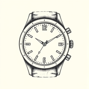 Sketch Watch Tattoo