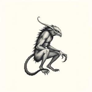 Sketch Wendigo Tattoo