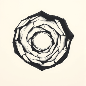 Sketch Wormhole Tattoo