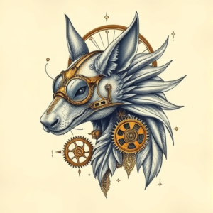 Steampunk Animal Tattoo