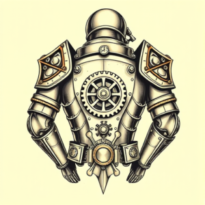 Steampunk Armor Tattoo