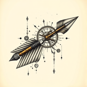 Steampunk Arrow Tattoo