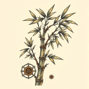 Steampunk Bamboo Tattoo