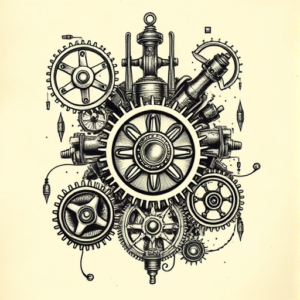 Steampunk Band Tattoo