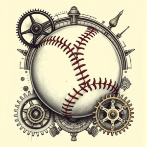 Steampunk Baseball Tattoo