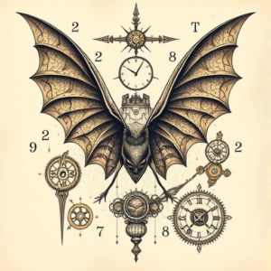 Steampunk Bat Tattoo