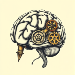 Steampunk Brain Tattoo