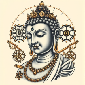 Steampunk Buddha Tattoo