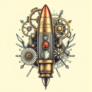 Steampunk Bullet Tattoo