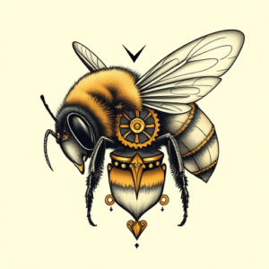 Steampunk Bumblebee Tattoo