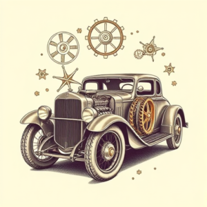 Steampunk Car Tattoo