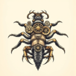 Steampunk Centipede Tattoo