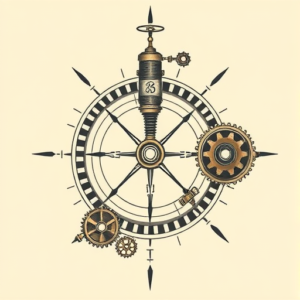 Steampunk Coordinates Tattoo