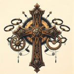 Steampunk Cross Tattoo