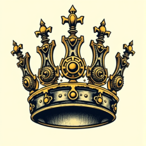 Steampunk Crown Tattoo