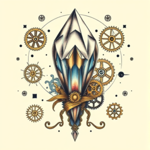 Steampunk Crystal Tattoo