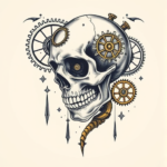 Steampunk Death Tattoo