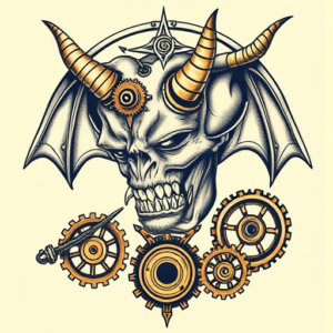 Steampunk Devil Tattoo