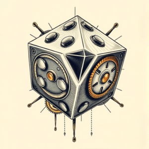 Steampunk Dice Tattoo