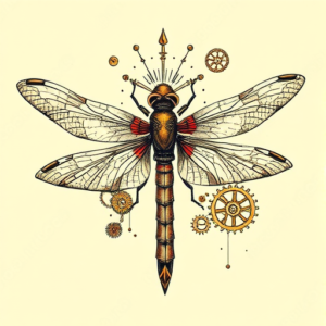 Steampunk Dragonfly Tattoo