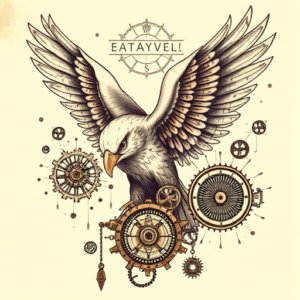 Steampunk Eagle Tattoo